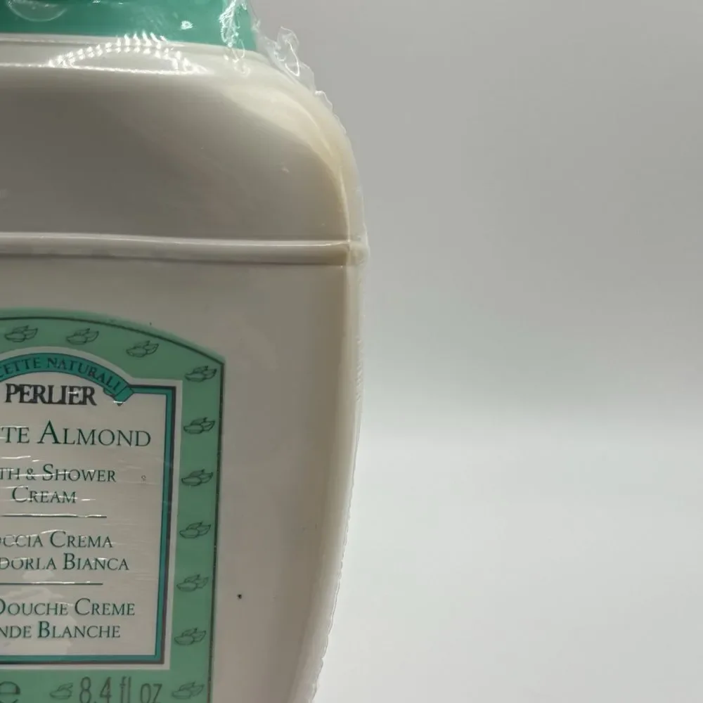 Perlier White Almond Bath & Shower Cream- Made in Italy 8.4 FL OZ‎ -NEW SEALED